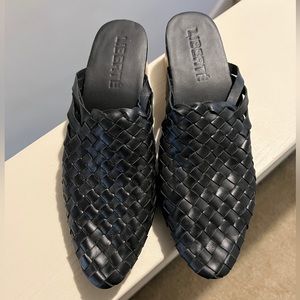 Bondi Woven Liberte Leather Mules